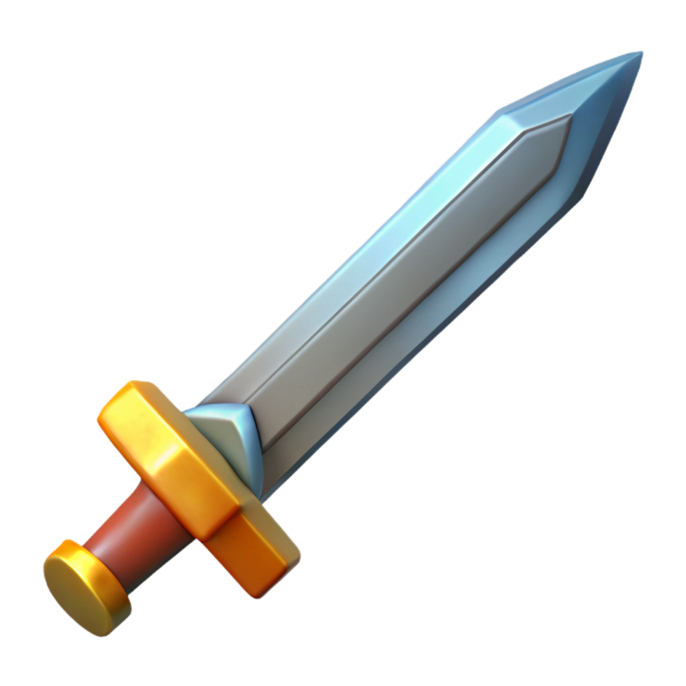 serene traditional Stygian Iron Sword, from Greek mythology. NO BACKGROUND with Transparent Background. gallery standard png