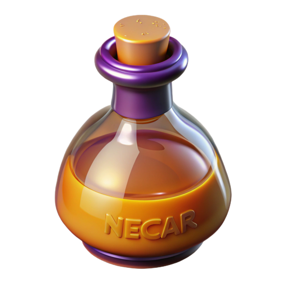 romantic elegant Nectar, drink of the Greek gods. NO BACKGROUND with Transparent Background. premium png