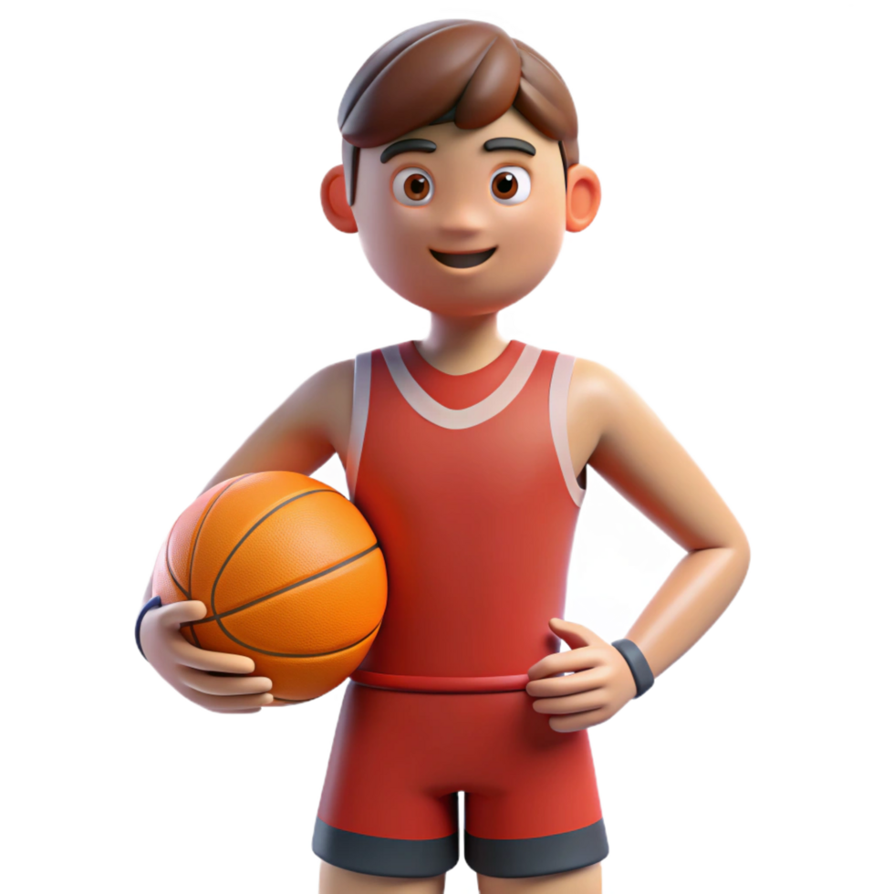 spectacular vintage Athlete, holding basketball, NO BACKGROUND with Transparent Background. genuine png
