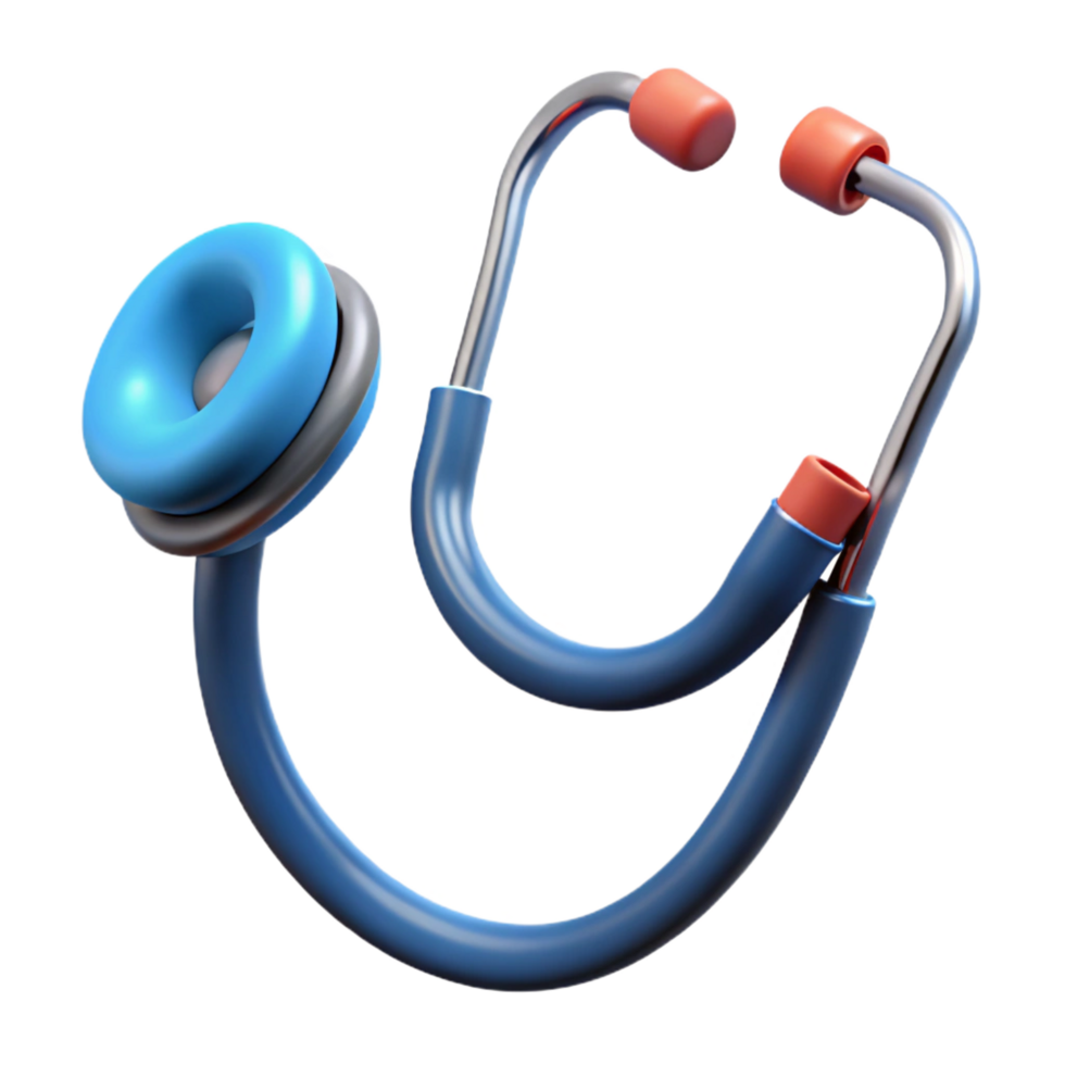 spectacular creative Stethoscope with earpieces, NO BACKGROUND with Transparent Background. genuine png