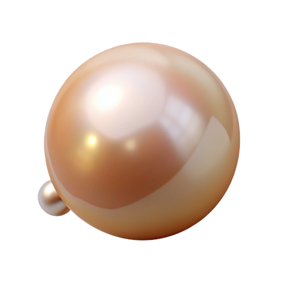 majestic quintessential Single pearl earring, NO BACKGROUND with Transparent Background. png