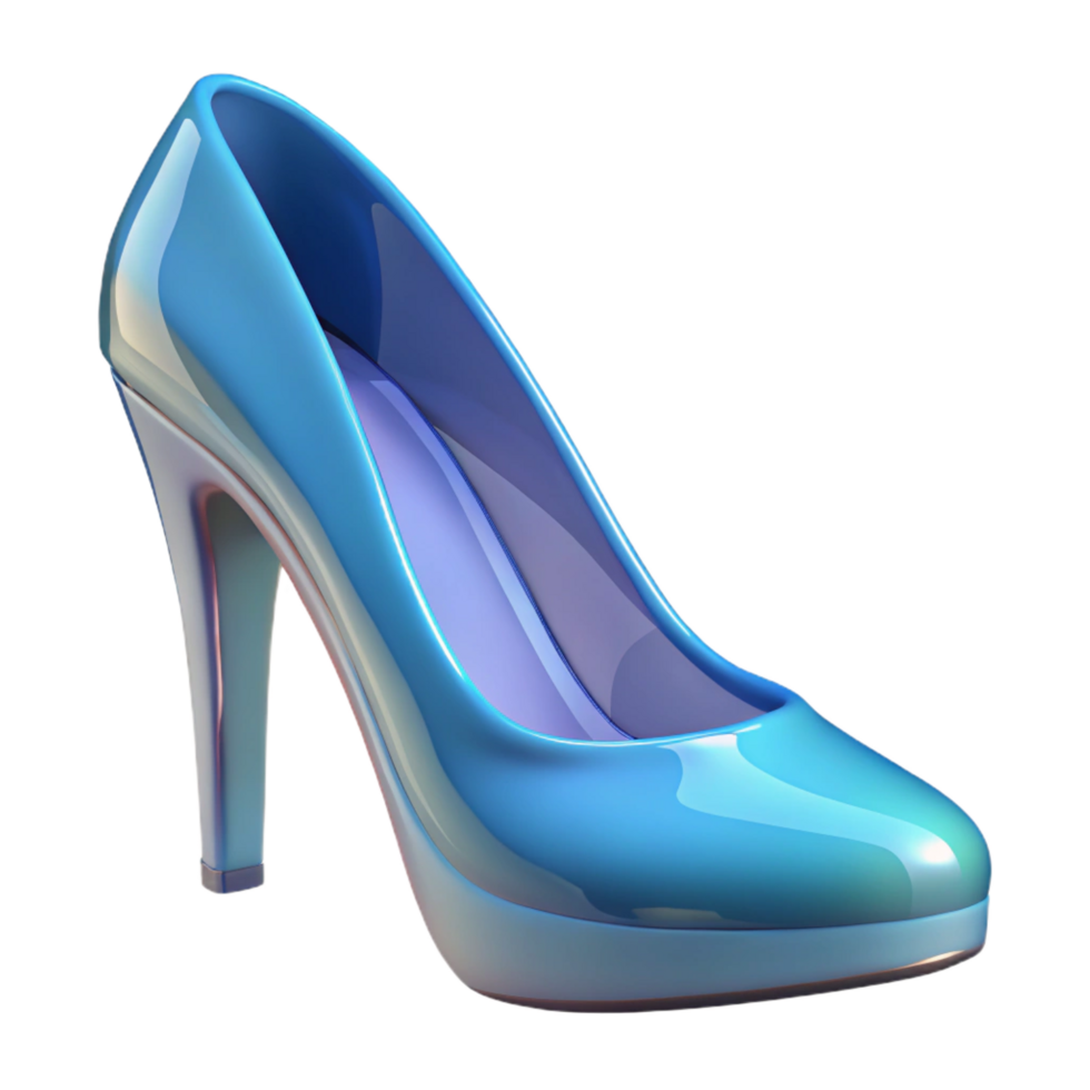 stunning iconic High heels, NO BACKGROUND with Transparent Background. png