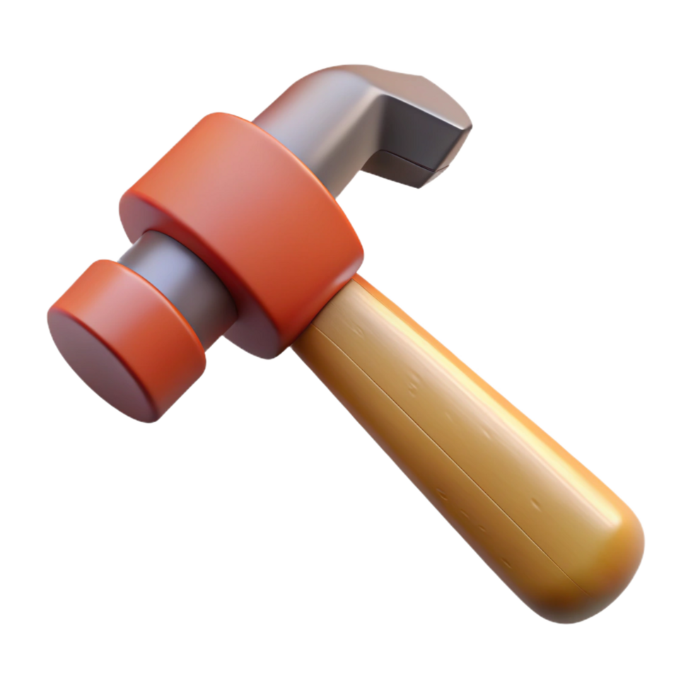 melancholic glorious Hammer, NO BACKGROUND with Transparent Background. professional png