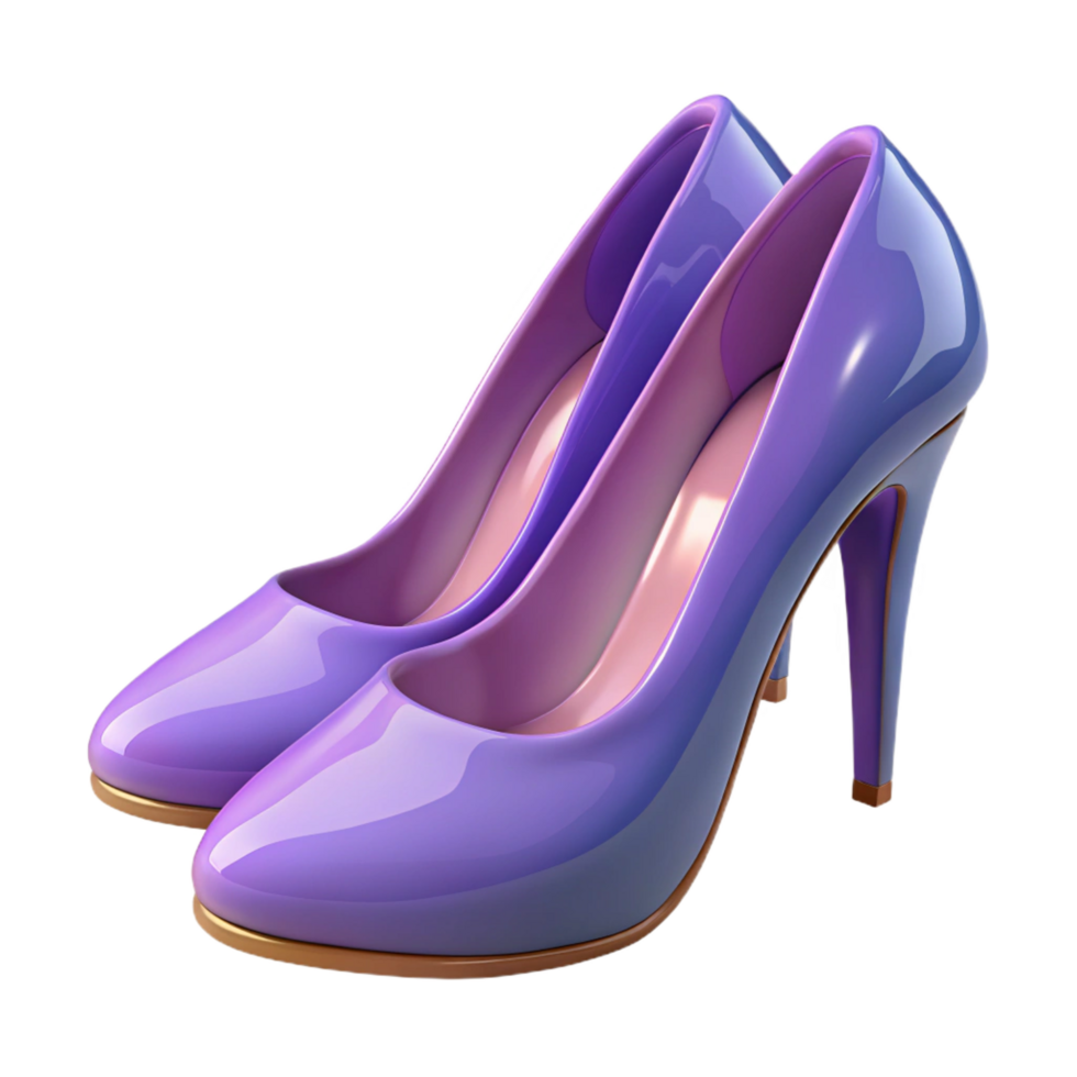 wonderful joyful elegant High heels, NO BACKGROUND with Transparent Background. gallery standard png