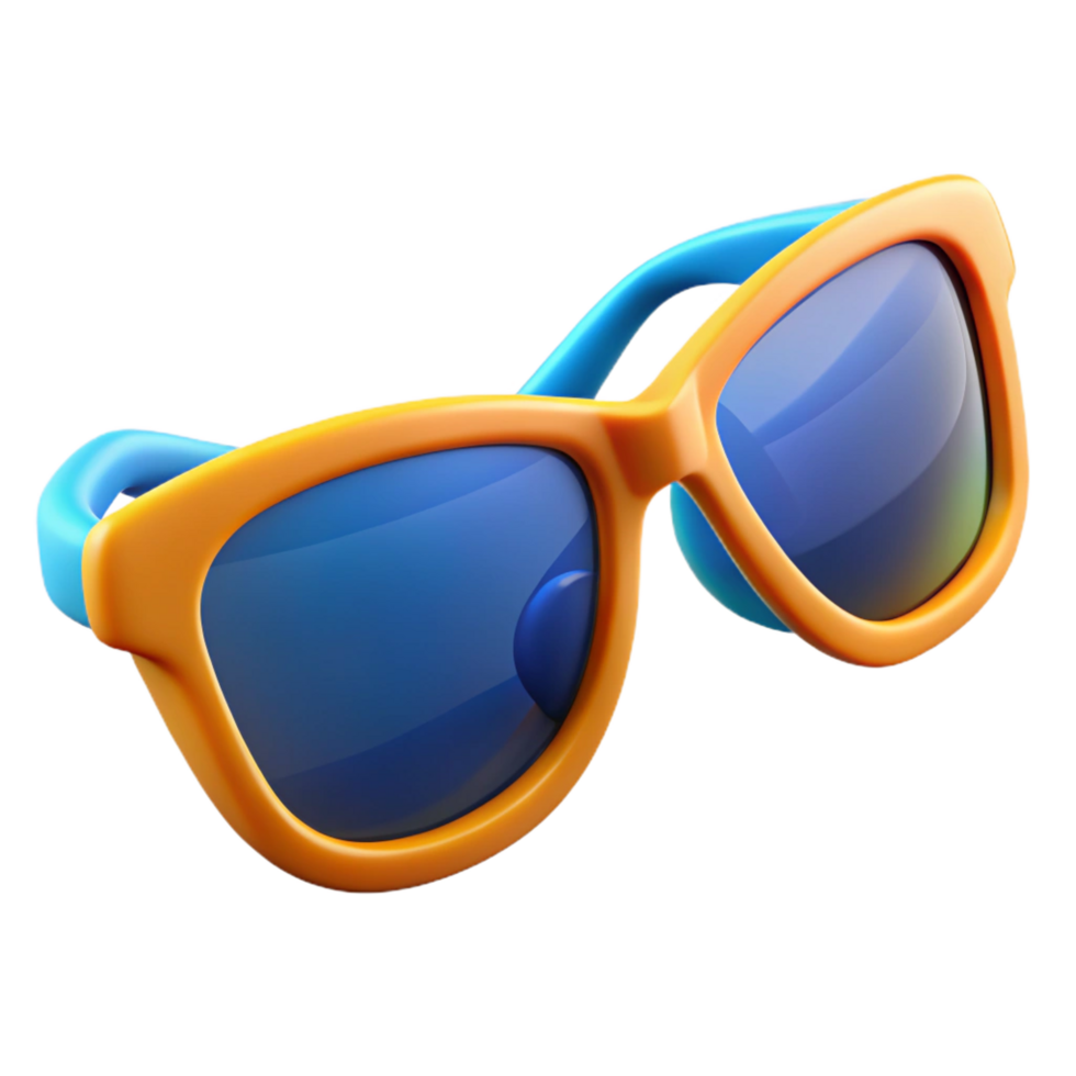 signature surreal Sunglasses, NO BACKGROUND with Transparent Background. expertly shot png