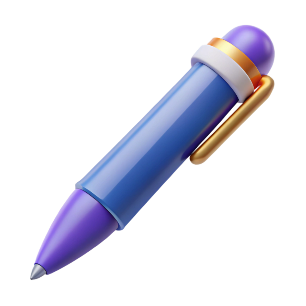unparalleled renaissance Pen, NO BACKGROUND with Transparent Background. ultra HD png