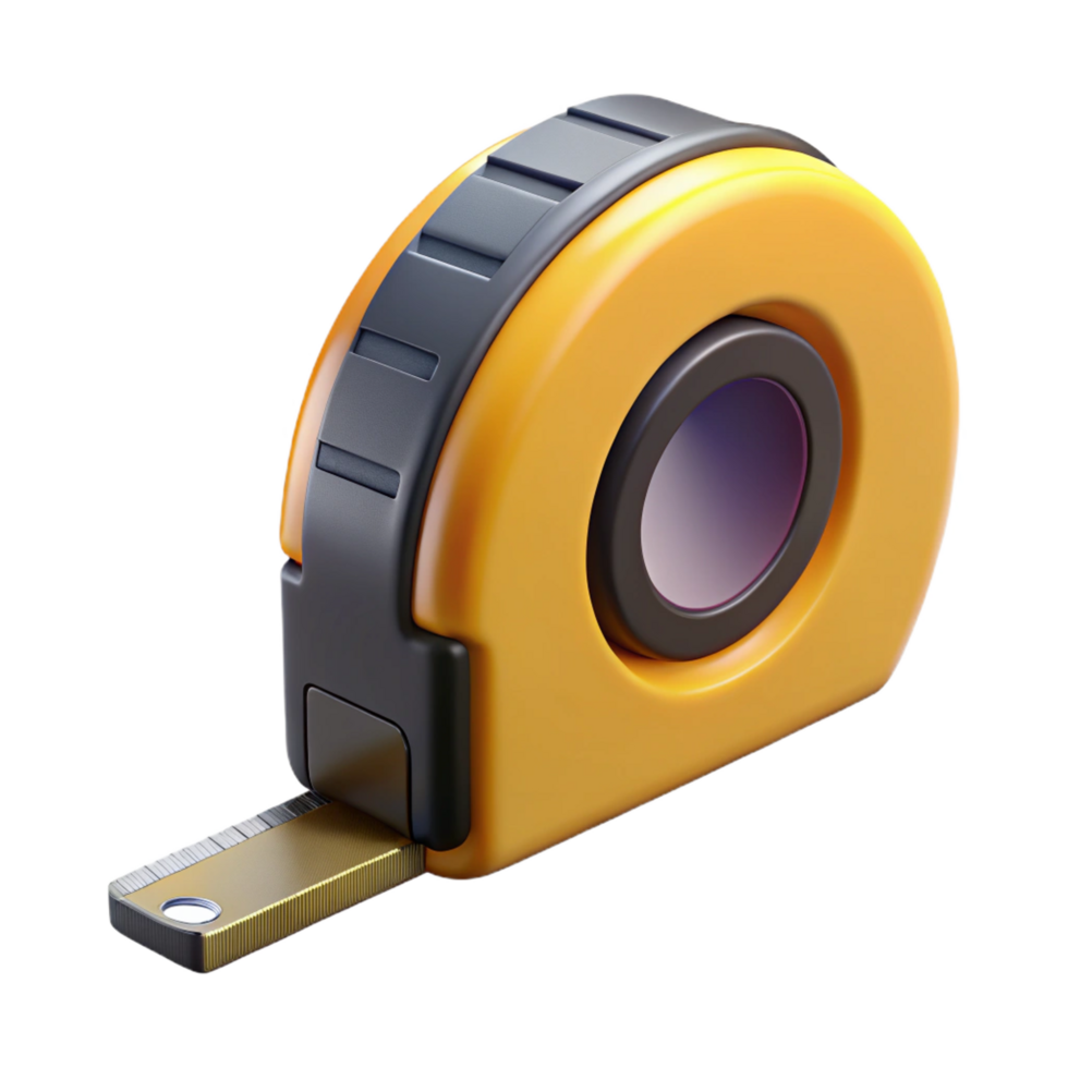 passionate pristine Tape measure, NO BACKGROUND with Transparent Background. crisp png