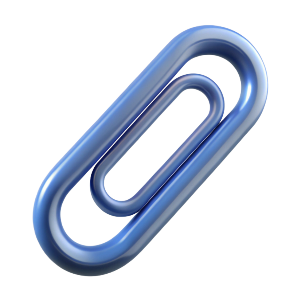spectacular dreamy contemporary Paperclip, NO BACKGROUND with Transparent Background. gallery standard png