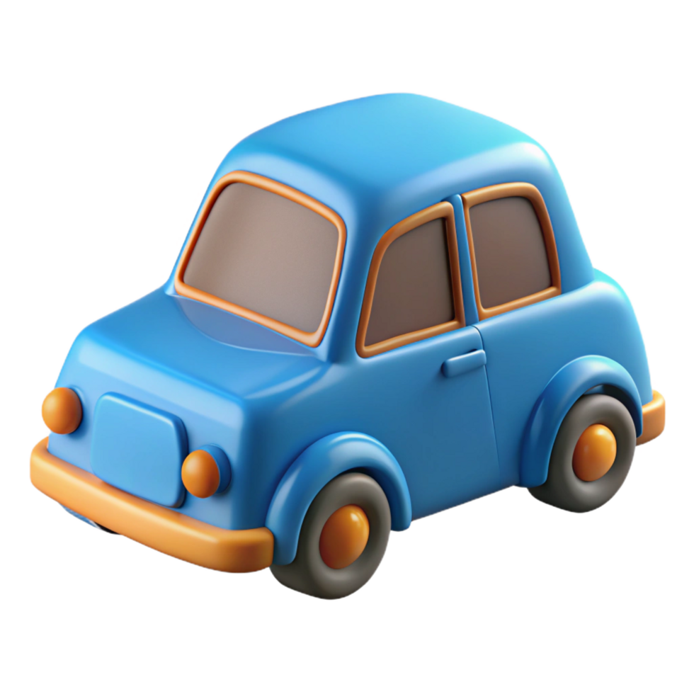 reflective striking Toy car, NO BACKGROUND with Transparent Background. masterfully captured png