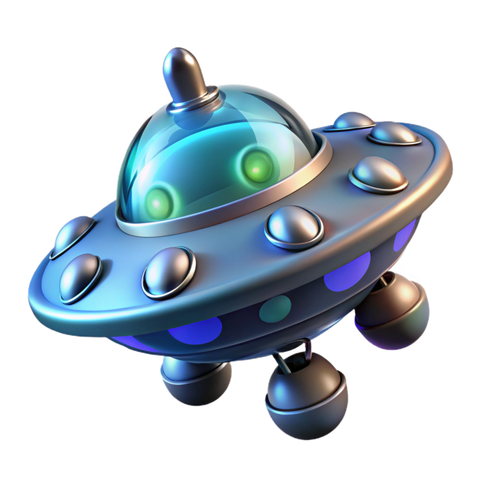 intense dazzling Complex alien technology with pulsating lights, NO BACKGROUND with Transparent Background. perfect clarity png