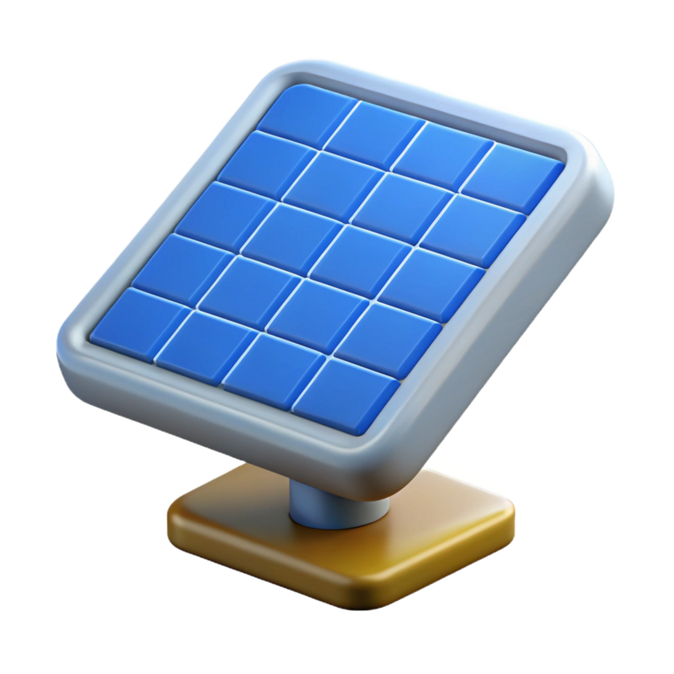 hypnotic ethereal contemporary Solar panel NO BACKGROUND with Transparent Background. premium png
