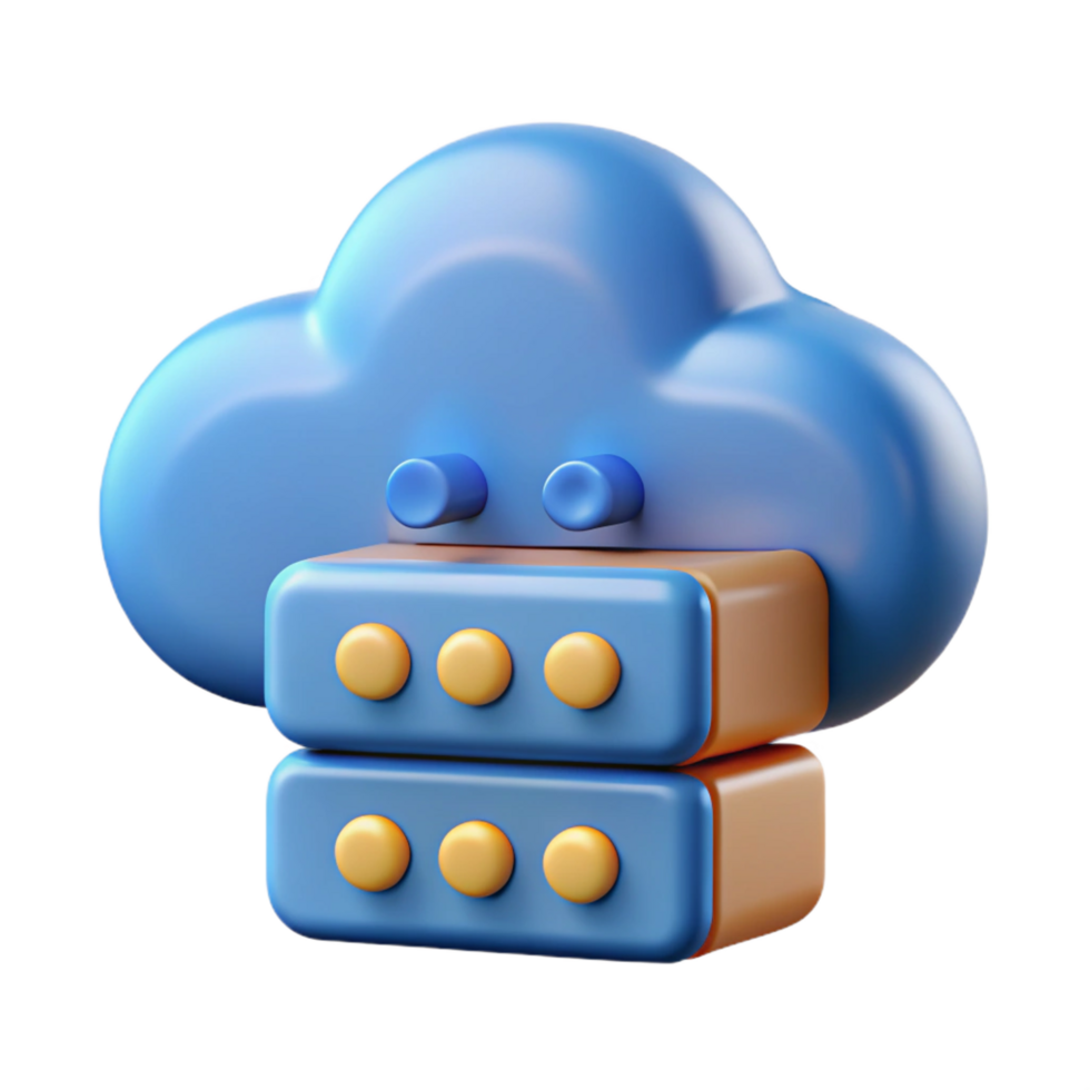 radiant mysterious baroque Cloud computing server icon NO BACKGROUND with Transparent Background. crisp png
