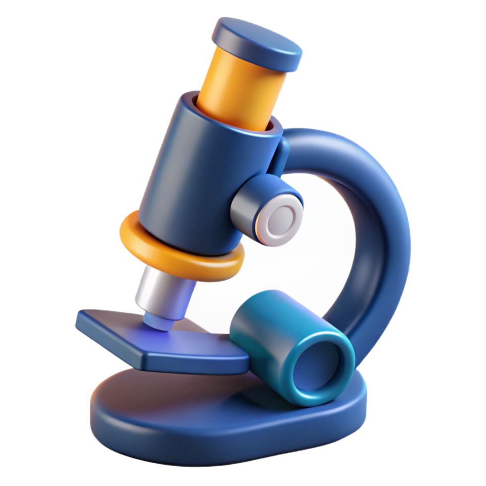 picturesque traditional Microscope NO BACKGROUND with Transparent Background. premium png