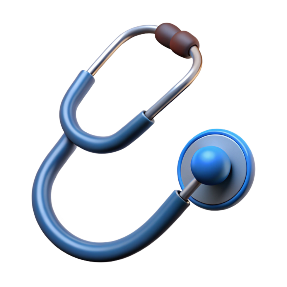 striking artistic Stethoscope NO BACKGROUND with Transparent Background. 4K png