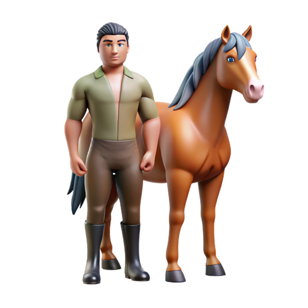 intense radiant Centaur, half-man, half-horse, NO BACKGROUND with Transparent Background. original png