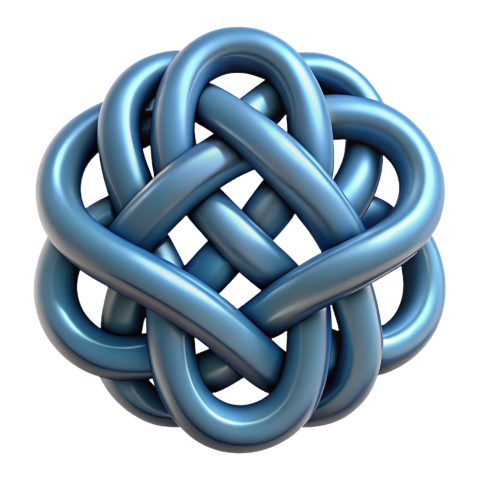 melancholic extraordinary Celtic knot, intricate design, NO BACKGROUND with Transparent Background. expertly shot png
