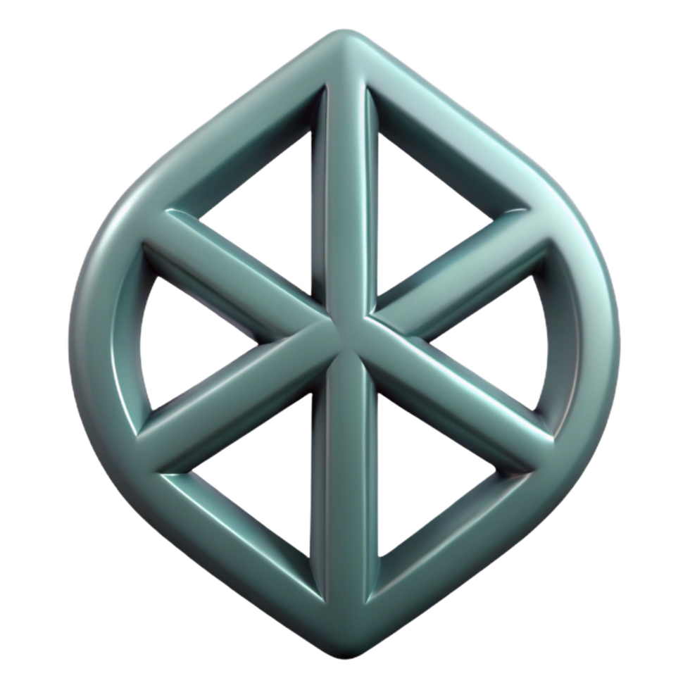 remarkable bohemian Norse Rune, individual symbol, NO BACKGROUND with Transparent Background. top-tier png