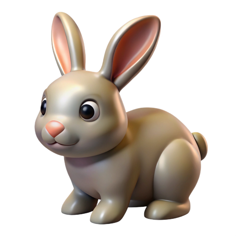 picturesque celebrated Rabbit NO BACKGROUND with Transparent Background. png