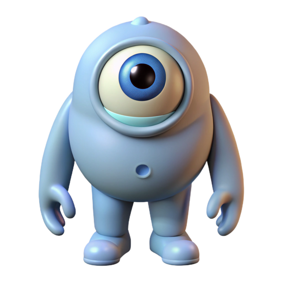 iconic minimalist Cyclops, one-eyed giant, NO BACKGROUND with Transparent Background. detailed png