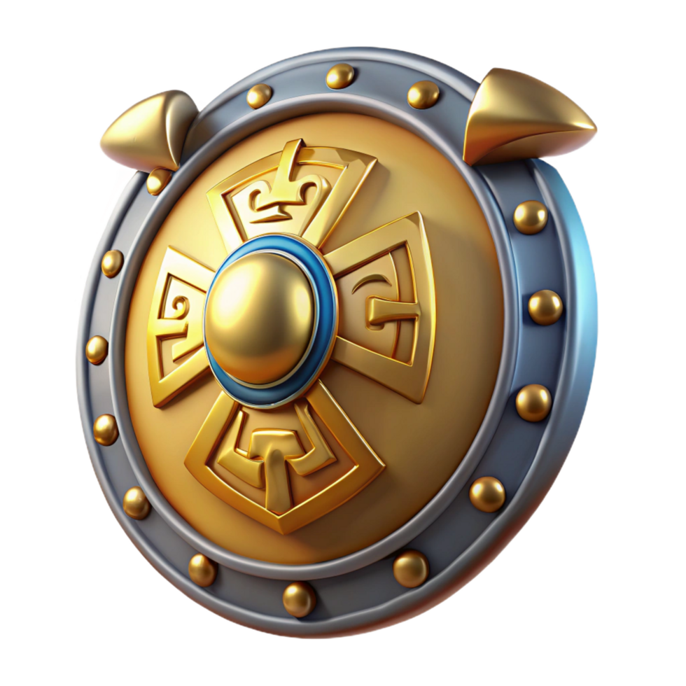 rare vintage Aegis, shield of Zeus and Athena, NO BACKGROUND with Transparent Background. detailed png
