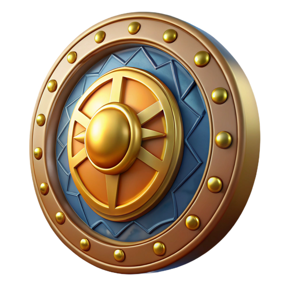 magnificent exemplary Aegis, shield of Zeus and Athena, NO BACKGROUND with Transparent Background. png