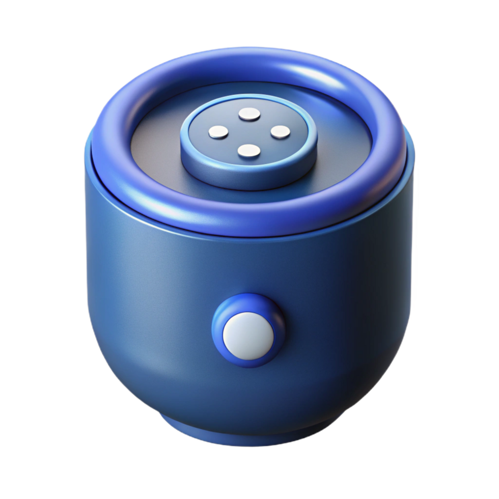 fascinating intense urban Smart speaker with voice assistant icon NO BACKGROUND with Transparent Background. crisp png