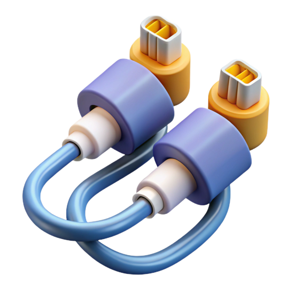 mesmerizing memorable Data cable with multiple connectors NO BACKGROUND with Transparent Background. png