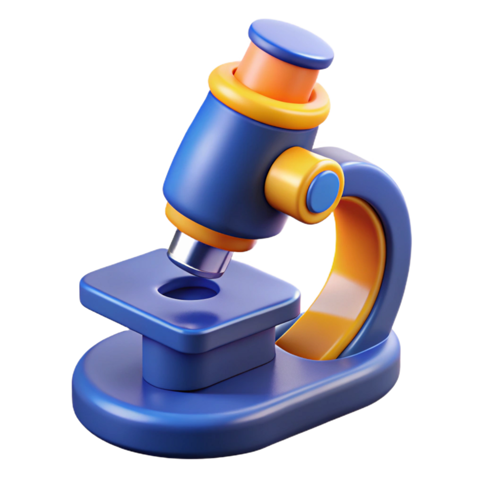mysterious gorgeous Microscope with slide holder NO BACKGROUND with Transparent Background. perfect clarity png