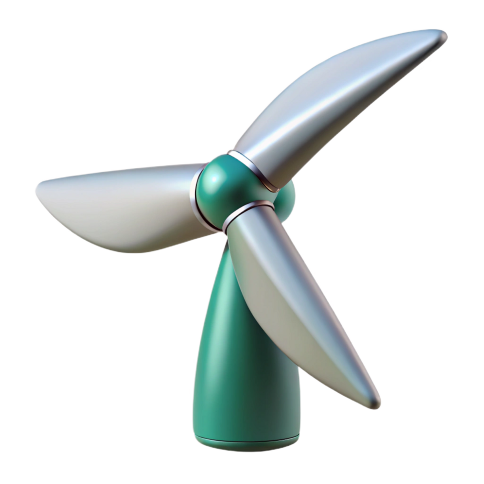striking calm bohemian Wind turbine blade, composite material, NO BACKGROUND with Transparent Background. masterfully captured png