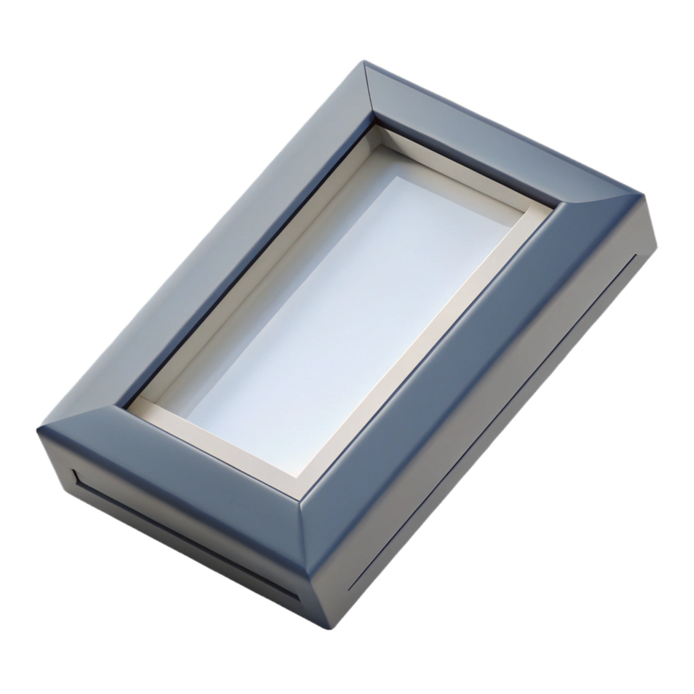magnificent urban Skylight window, rectangular, NO BACKGROUND with Transparent Background. precision png
