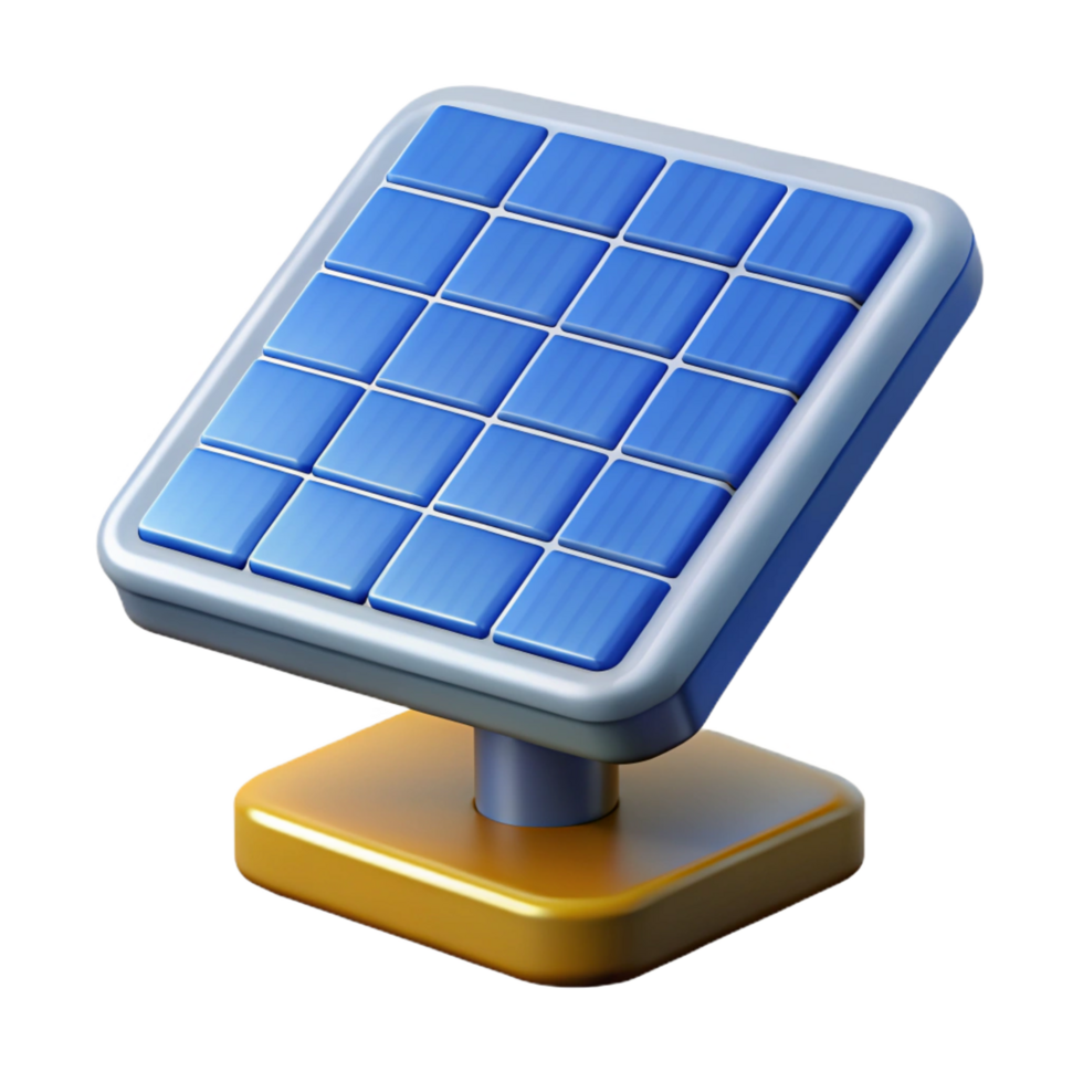 memorable rustic Solar panel, photovoltaic cell, NO BACKGROUND with Transparent Background. gallery standard png