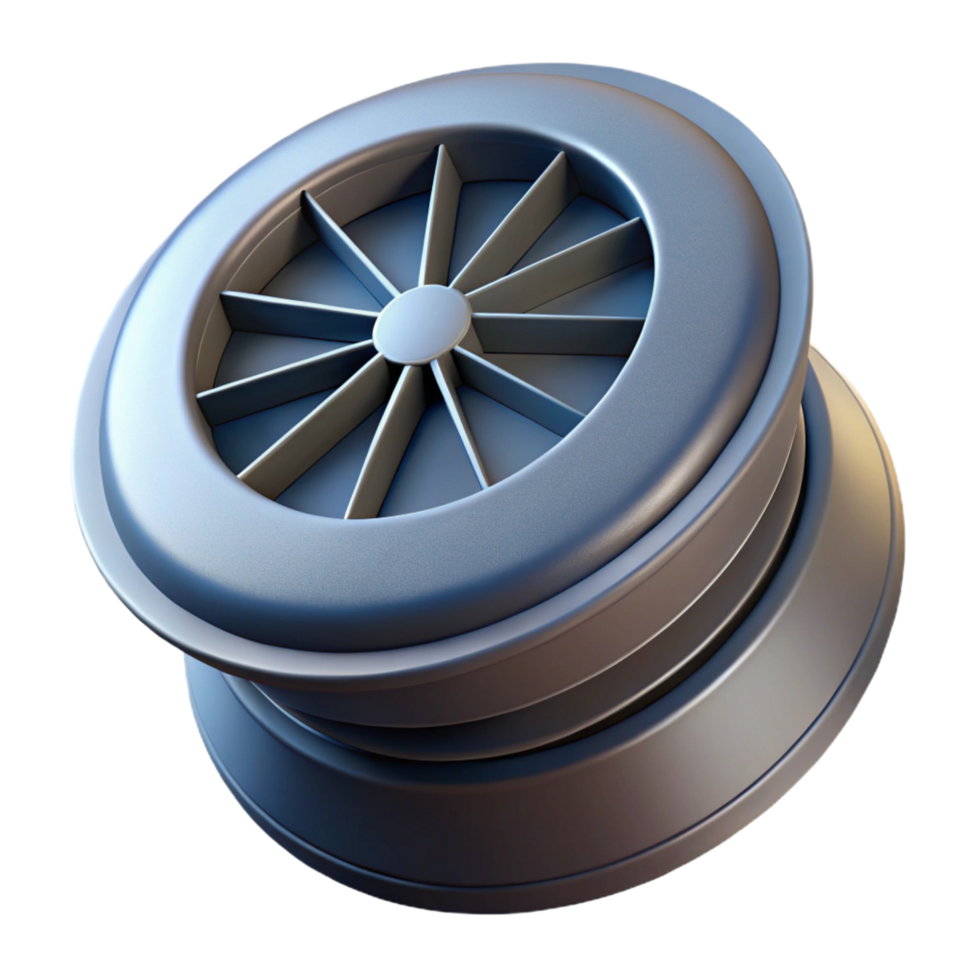 timeless abstract Attic vent, circular, NO BACKGROUND with Transparent Background. professional png