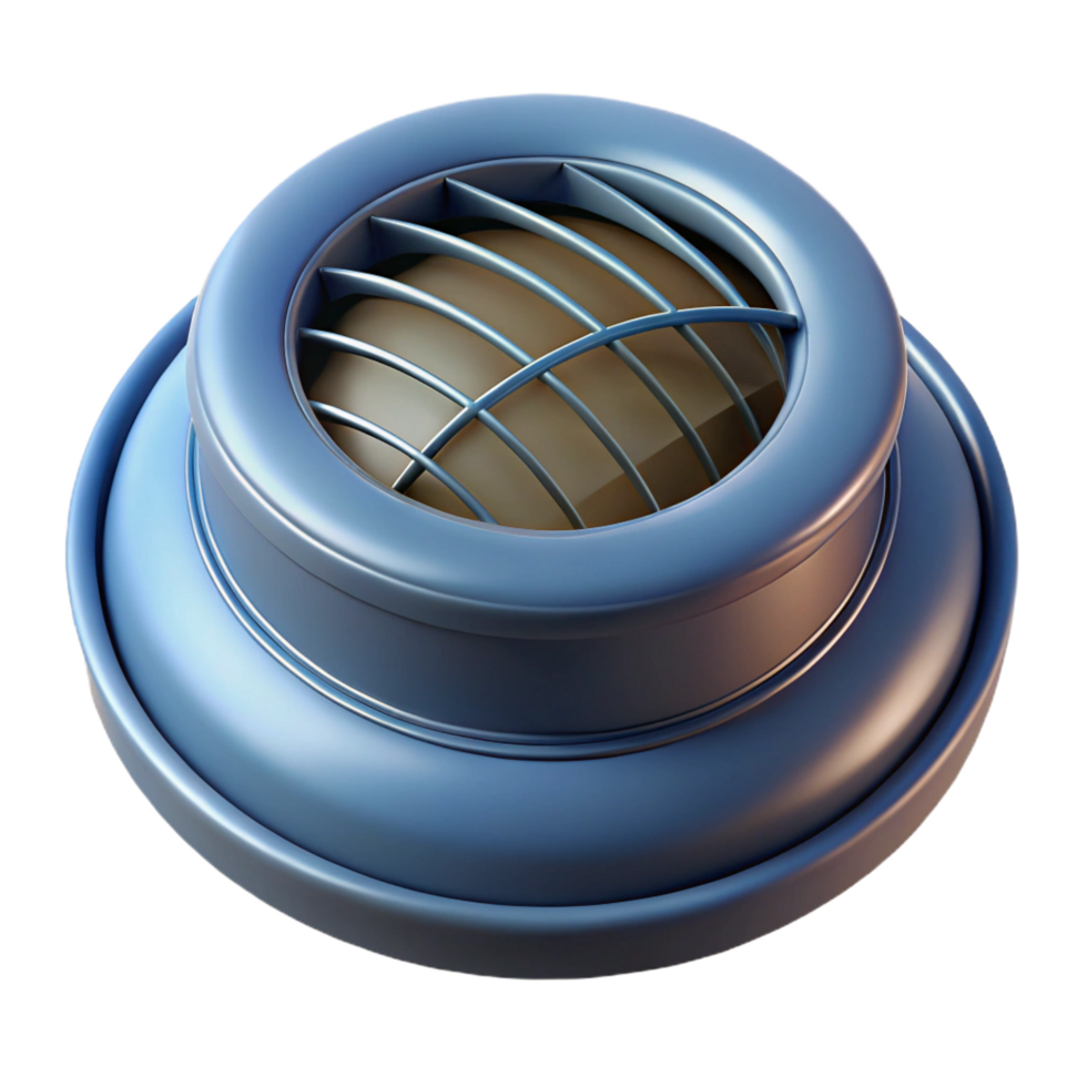 vibrant geometric Attic vent, circular, NO BACKGROUND with Transparent Background. genuine png
