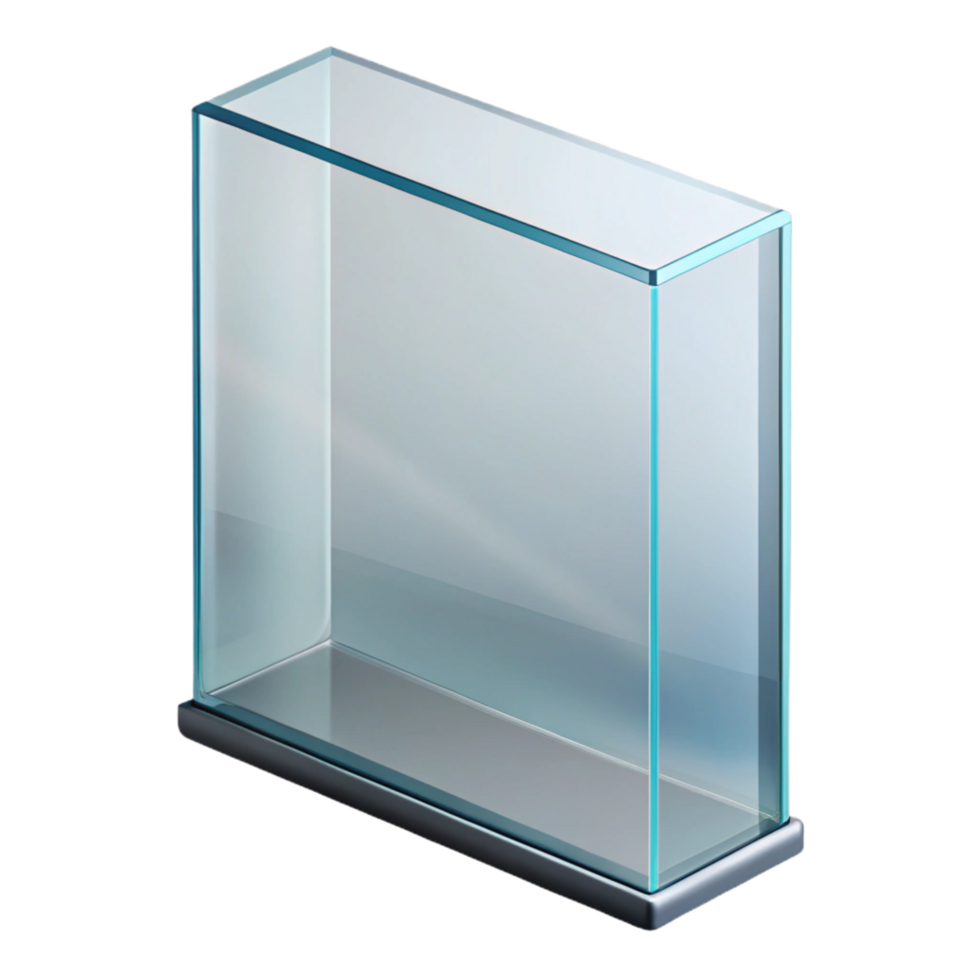vibrant baroque Glass pane, clear, tempered, NO BACKGROUND with Transparent Background. handcrafted png