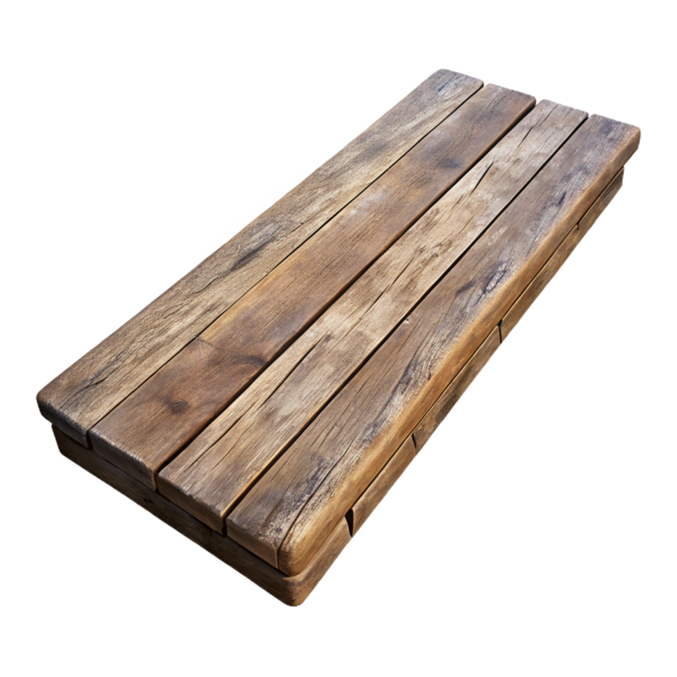 majestic retro Wooden plank, weathered, textured, NO BACKGROUND with Transparent Background. genuine png