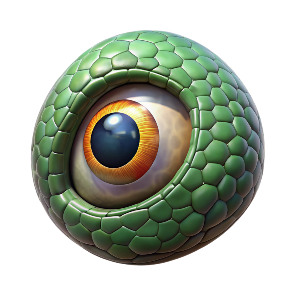 unparalleled contemporary Reptile eye NO BACKGROUND with Transparent Background. sharp png