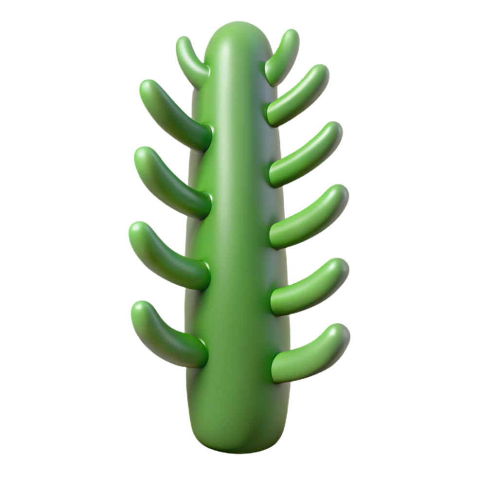 splendid impressionist Cactus spine NO BACKGROUND with Transparent Background. perfect clarity png