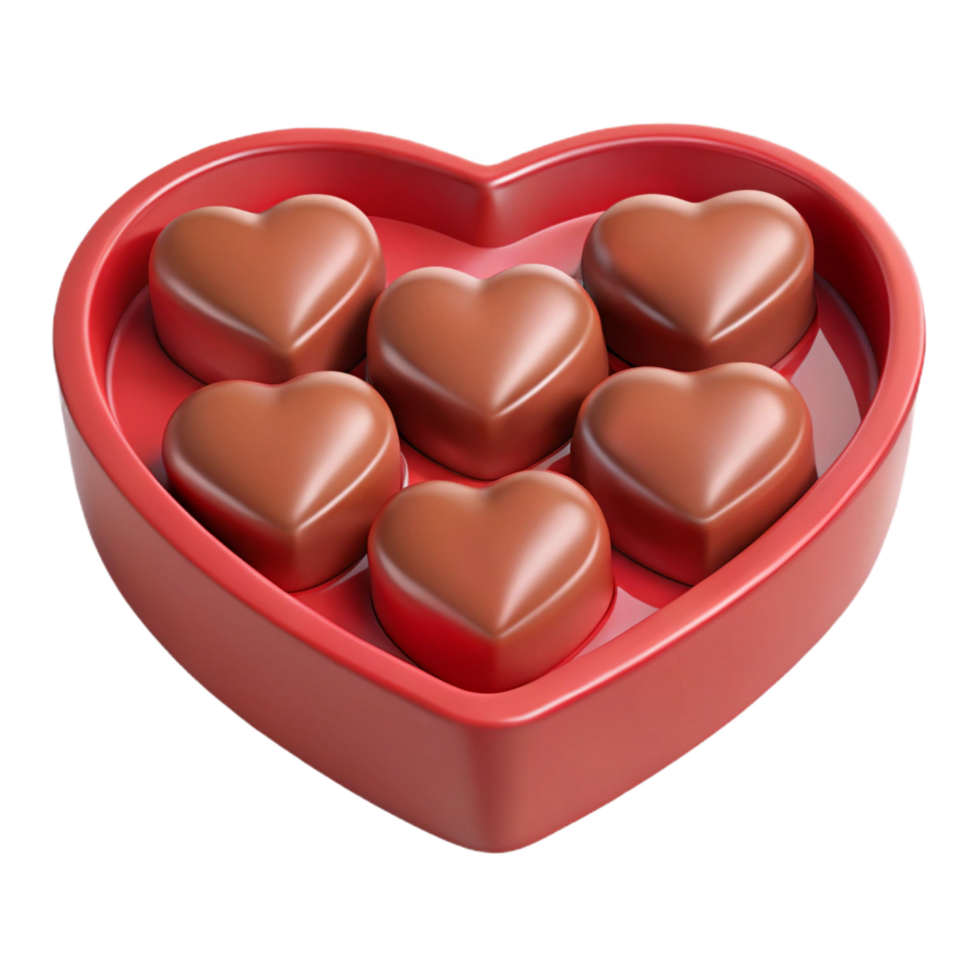 quintessential baroque Heart-shaped box of chocolates, NO BACKGROUND with Transparent Background. museum quality png