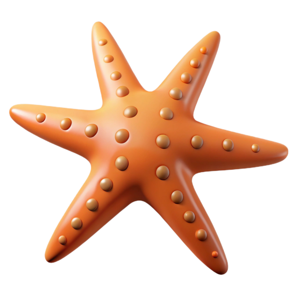 hypnotic dynamic nordic A starfish, five arms visible. NO BACKGROUND with Transparent Background. refined png