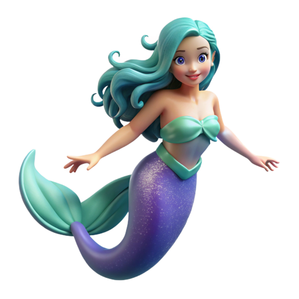 spectacular rustic A beautiful mermaid with flowing hair. NO BACKGROUND with Transparent Background. exclusive png