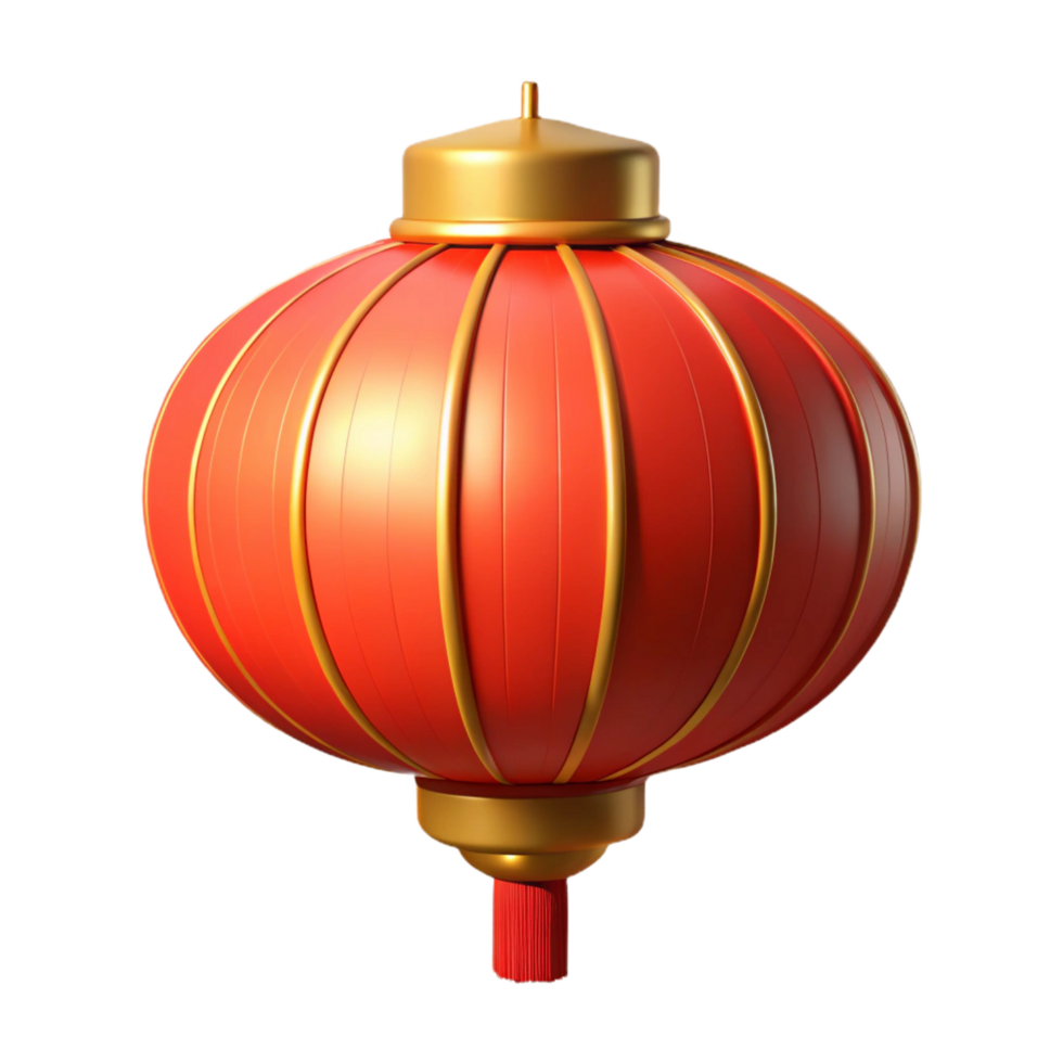 mesmerizing coveted A traditional Chinese paper lantern. NO BACKGROUND with Transparent Background. png