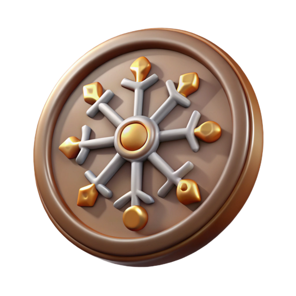 mesmerizing playful bohemian The Helm of Awe, a Viking symbol. NO BACKGROUND with Transparent Background. professional png