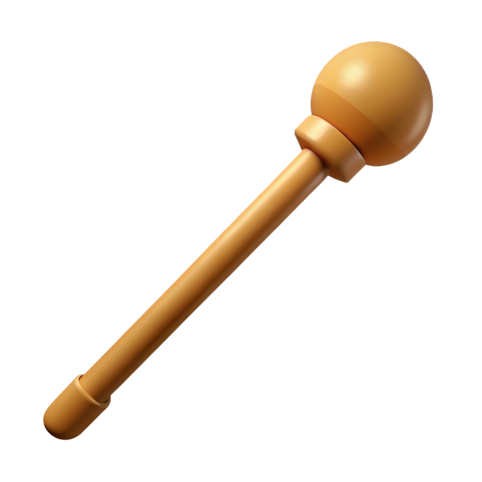 peaceful extraordinary A simple, wooden staff, NO BACKGROUND with Transparent Background. original png