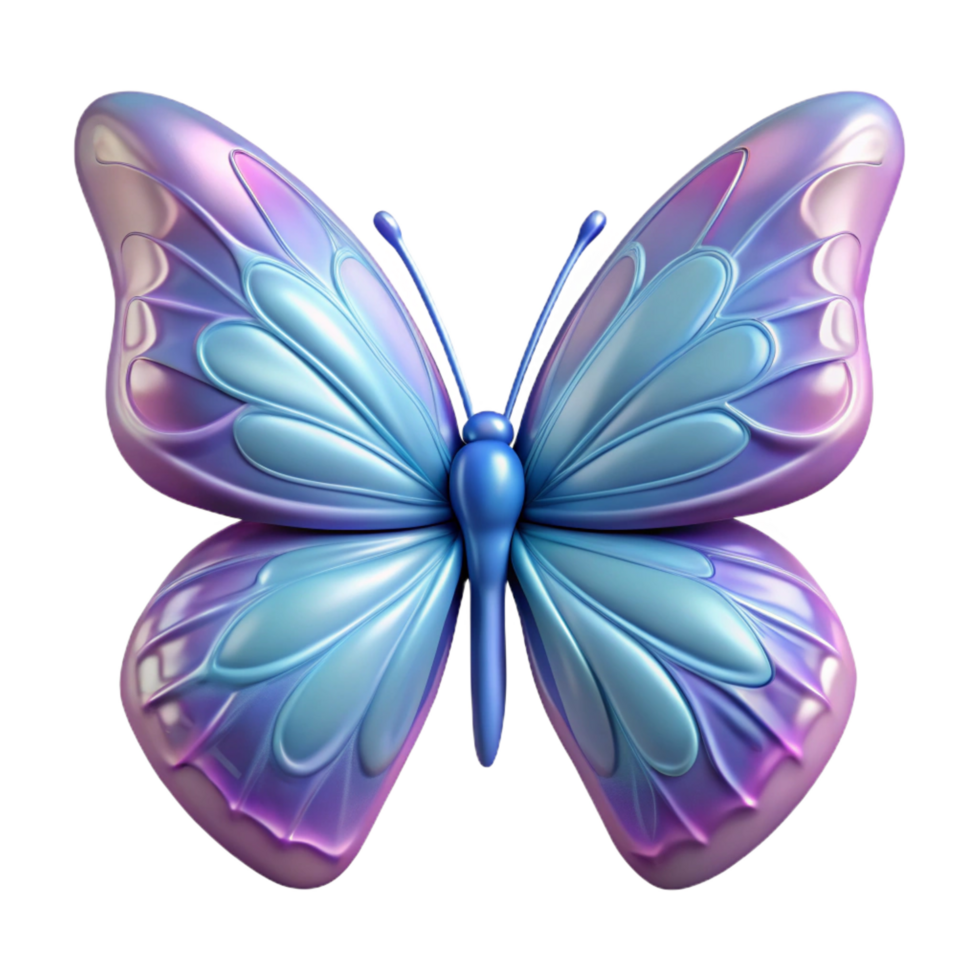 radiant dramatic victorian A single, delicate butterfly with magical patterns, NO BACKGROUND with Transparent Background. refined png