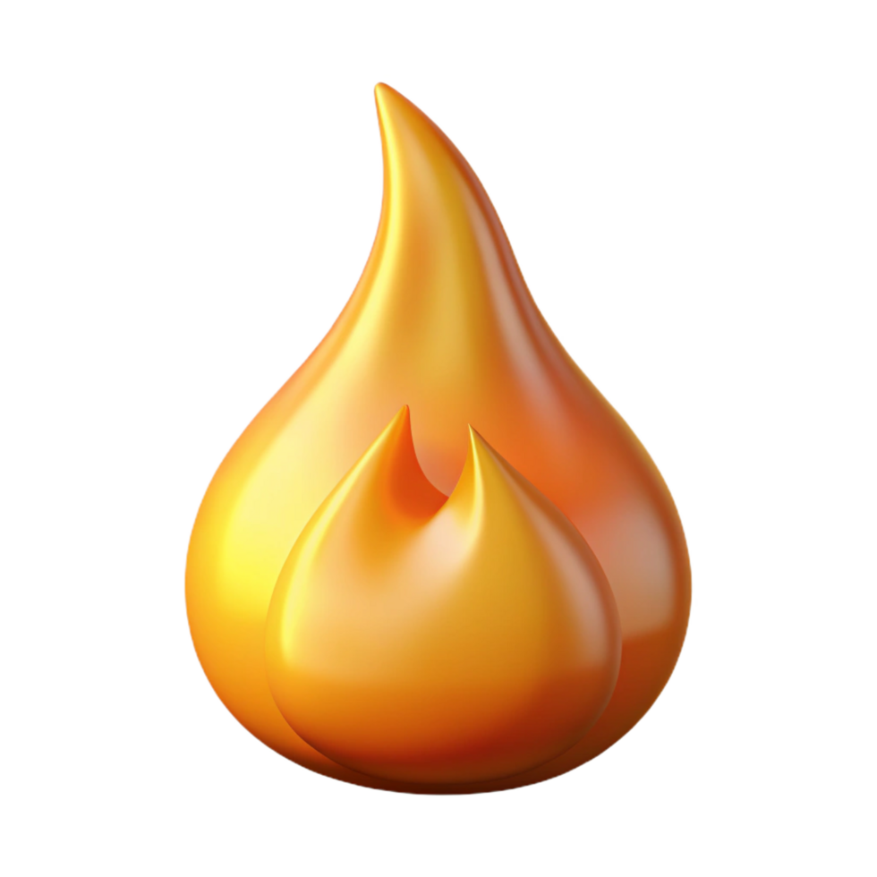 melancholic gorgeous A stylized, flickering flame, NO BACKGROUND with Transparent Background. authentic png