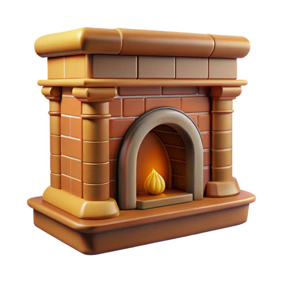 signature modern Georgian townhouse fireplace mantelpiece with decorative tiles, NO BACKGROUND with Transparent Background. 8K png