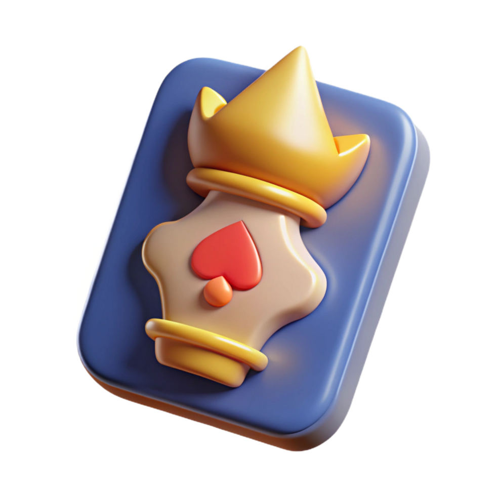 gorgeous calm abstract A single, stylized playing card - the Queen of Spades. NO BACKGROUND with Transparent Background. professional png