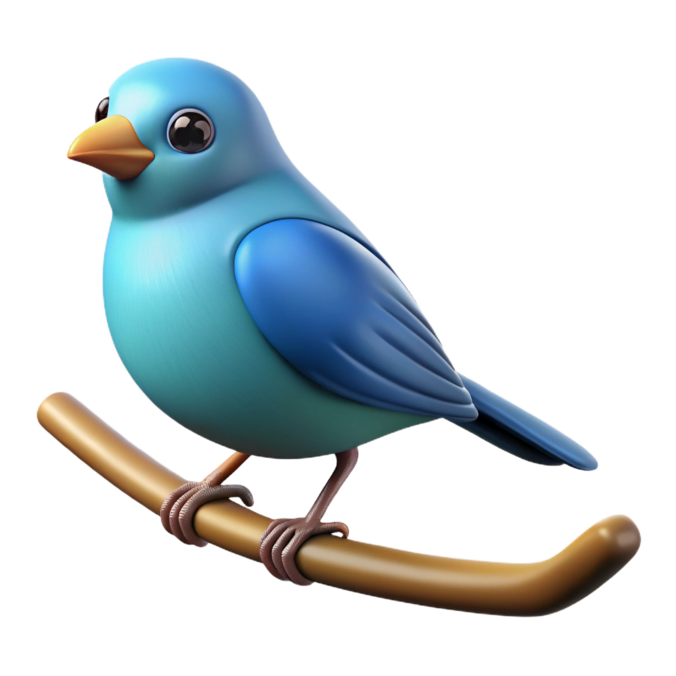 intense splendid Bird perched on a branch branch cropped out NO BACKGROUND with Transparent Background. artisan png