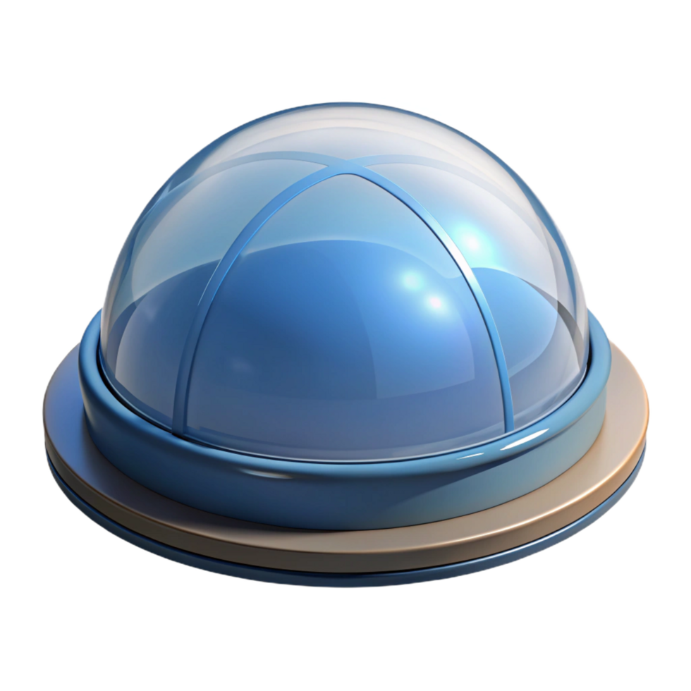 immaculate modern Skylight dome, NO BACKGROUND with Transparent Background. perfect clarity png