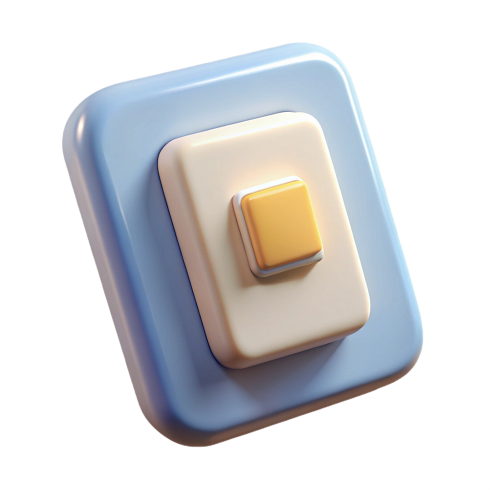 quintessential industrial Light switch, NO BACKGROUND with Transparent Background. detailed png